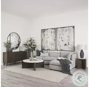 Heera Dark Brown Diamond Motif Shelf Sideboard