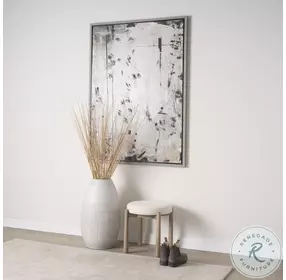 Shaiden Cream Fabric Stool