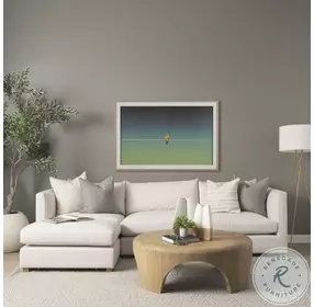 Shima Light Brown Wood Round Coffee Table