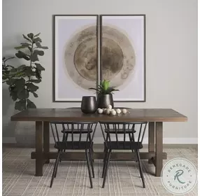 Suke Medium Brown Wood Rectangular Dining Table