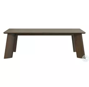 Jonan Dark Brown Wood Rectangular Dining Table