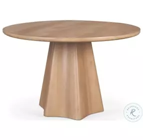 Jovani Light Brown Mango Wood 48" Round Dining Table