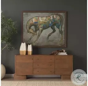 Jonan Medium Brown Wood 3 Drawer Sideboard