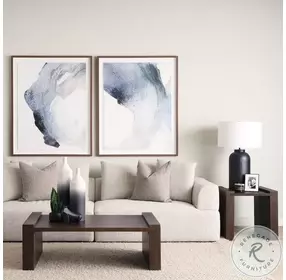 Wesson Dark Brown Wood Rectangular Coffee Table