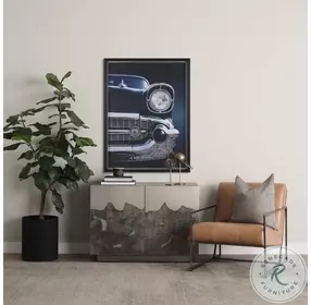 Roxdale Acid Washed Iron Accent Cabinet