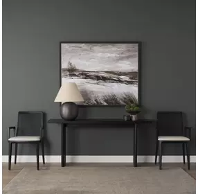 Grier Black 65" Console Table