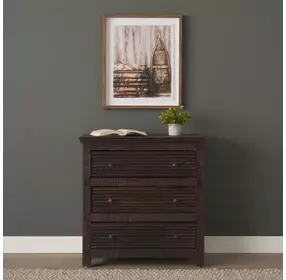 Rhett Medium Brown 3 Drawer Cabinet