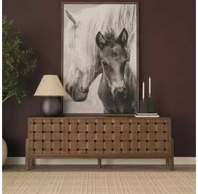 Trellyn Dark Brown 4 Door Sideboard