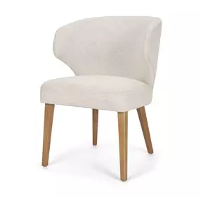Niles Cream Upholstered Dining Chair
