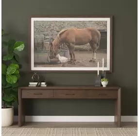 Belford Dark Brown Rectangular Console Table