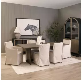 Sloan Light Brown and Black 4 Door Sideboard