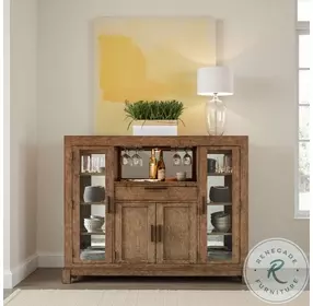 Horizon Selena Smoke Wine Cabinet
