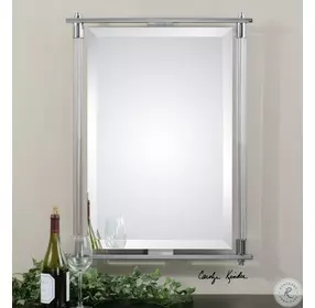 Adara Polished Chrome Mirror