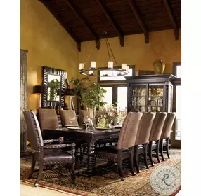 Kingstown Antique Brown Edwards Leather Arm Chair