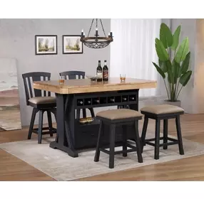 Autumn Winds Beige Fan Back Swivel Counter Height Stool