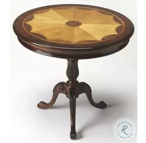 Cherry Round Pedestal Table