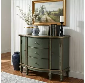 Sheffield Royal Pastel Green 2 Door Accent Cabinet