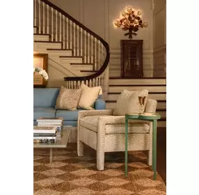 Dylan Matte Green Lacquer Reversible Top Cigar Table