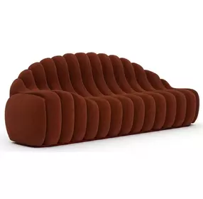 Chrysalis Rouge 90" Sofa