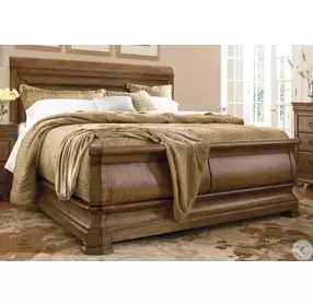 Lancelot Cognac Sleigh Bedroom Set