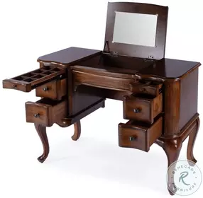 Charlotte Medium Brown Vanity Desk