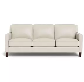 Arden Vanilla Leather Living Room Set
