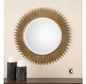 Stanmore Antique Gold Leaf Mirror