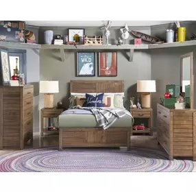 Summer Camp Tree House Brown 5 Drawer Chest