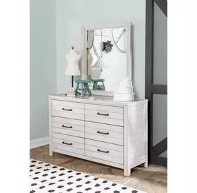 Summer Camp Stone Path Gray 6 Drawer Dresser