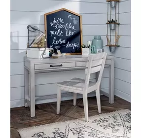 Summer Camp Stone Path Gray 52" Writing Desk