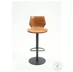 872 Camel Adjustable Height Swivel Bar Stool