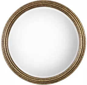 Desian Heavily Antique Gold Mirror