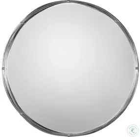 Nash Lightly Antique Metallic Silver Leaf Mirror