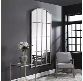 Weyland Aged Rust Gray Mirror