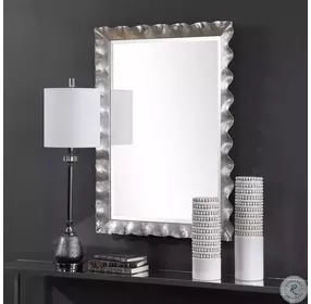Haya Silver Leaf Mirror