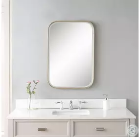 Malay Antique Gold Leaf Vanity Mirror