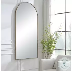 Crosley Antique Brass Mirror