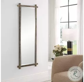 Stelio Antiqued Gold Dressing Mirror
