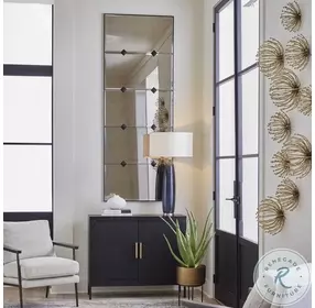 Serchio Black Oversized Mirror