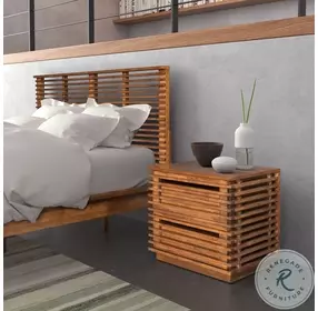 Linea Walnut End Table