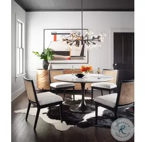 Antonia Savile Flax Performance Fabric Armless Dining Chair