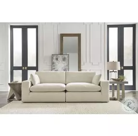 Elyza Linen Modular Loveseat