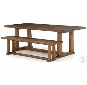 Otto Honey Pine 87" Dining Table