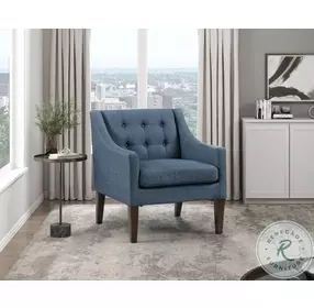 Aragon Blue Accent Chair