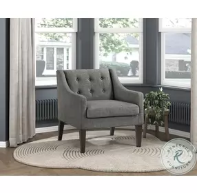 Aragon Dark Gray Accent Chair
