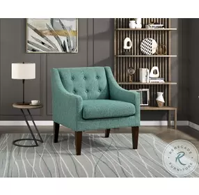 Aragon Green Accent Chair