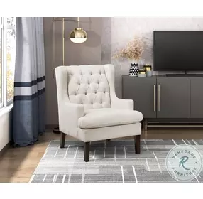 Dalton Beige Accent Chair