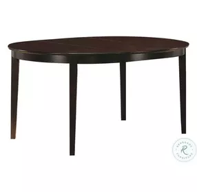 Gabriel Cappuccino Extendable Oval Dining Room Set