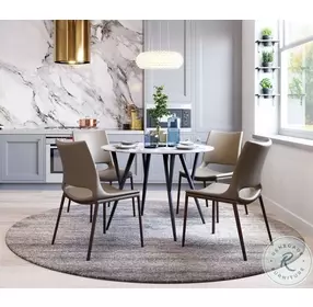 Ace Gray And Walnut Dining Chair Set Of 2