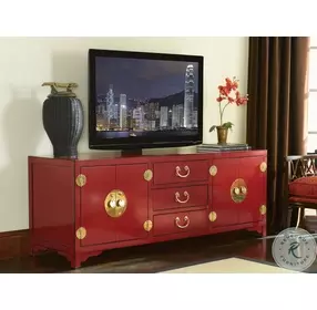 Studio Designs Red Pacific Isles TV Stand